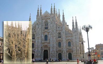 El Duomo Catedral de Milán y sus bellas terrazas
