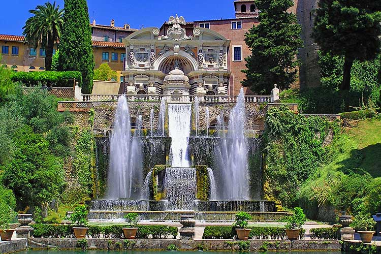 Villa d’Este en Tívoli, Italia