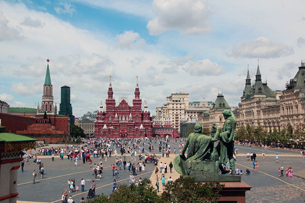 Visitar la Plaza Roja de Moscú en Rusia