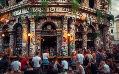 Ruin Bars Budapest en Hungría